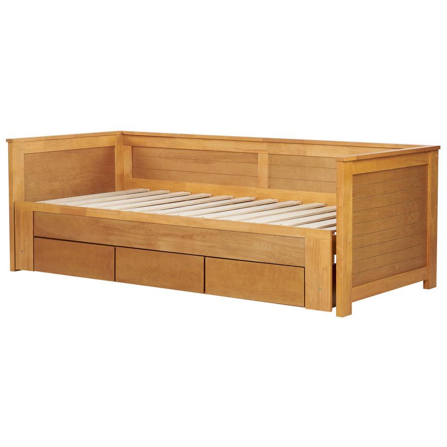 Beliani Letto con cassetti contenitori en Legno di caucciù  CAHORS  