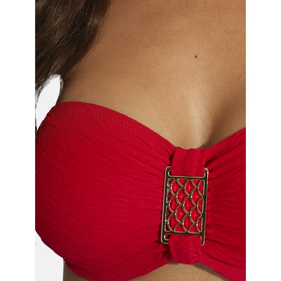 Selmark Sicilia Nicht vorgeformtes Bandeau Bikini Top  