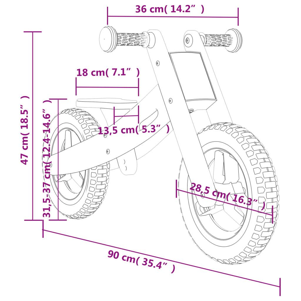 VidaXL  bicicletta senza pedali 