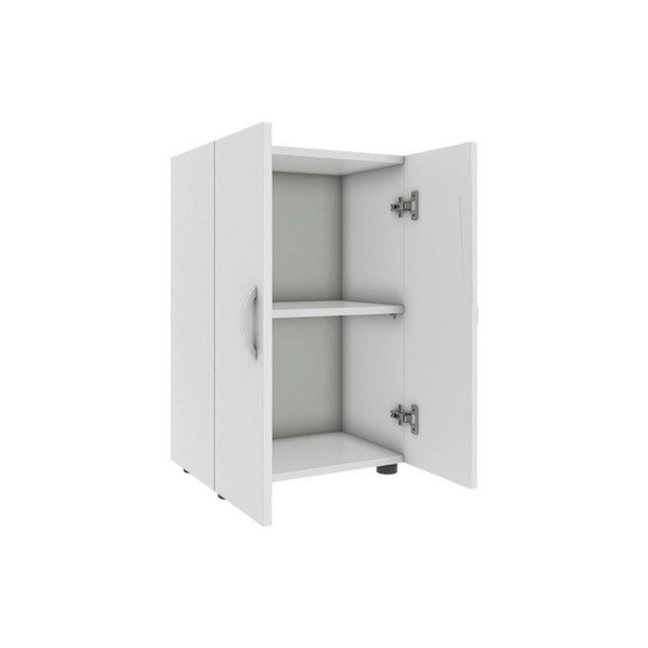 VCM Armoire de bureau Livres Classeurs Meuble de bureau Armoire Ulas 2 portes battantes  