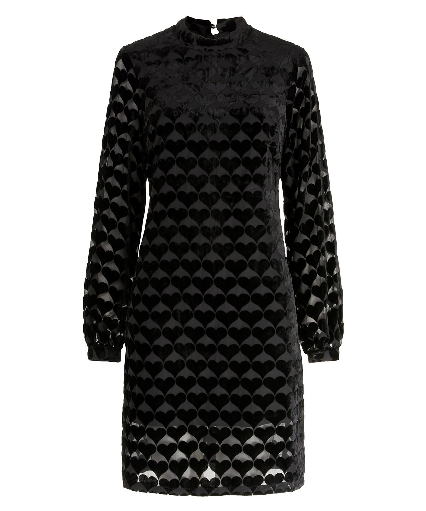 Joe Browns Devore Samt Herzmuster Kleid  