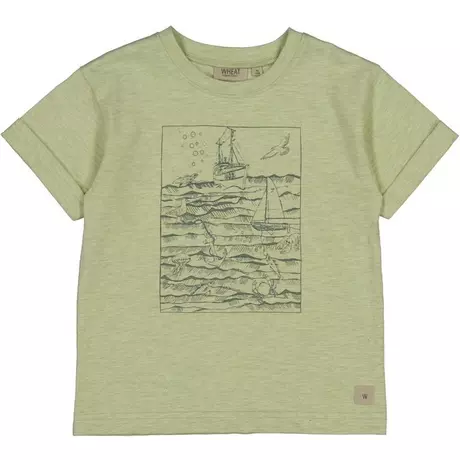 Wheat Jungen T-Shirt Meerleben  Grün