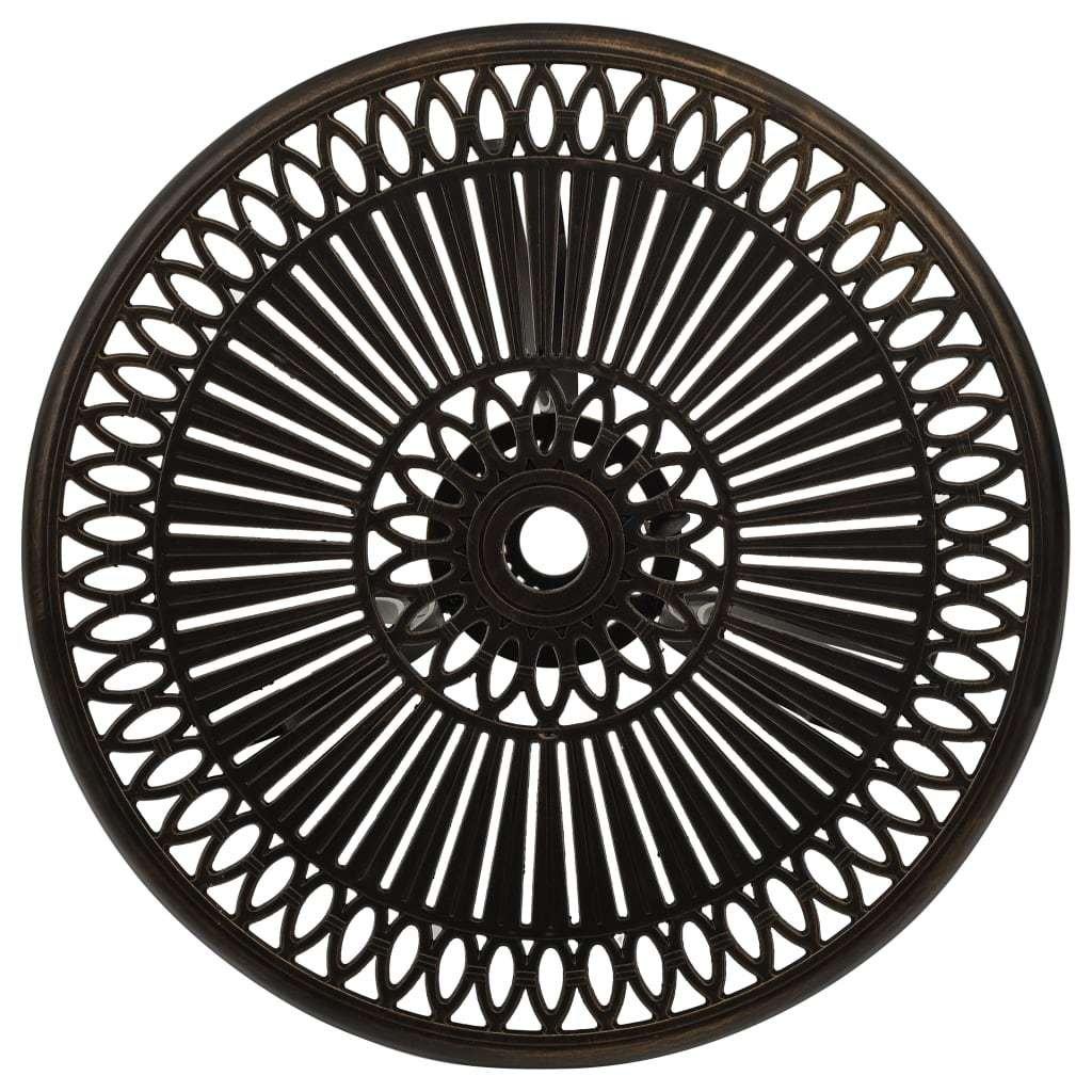 VidaXL Gartentisch aluminium  