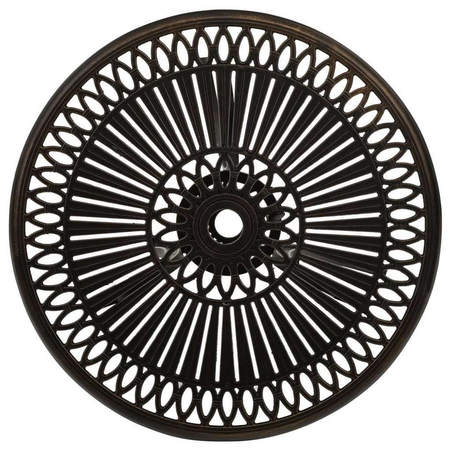 VidaXL tavolo da giardino Alluminio  