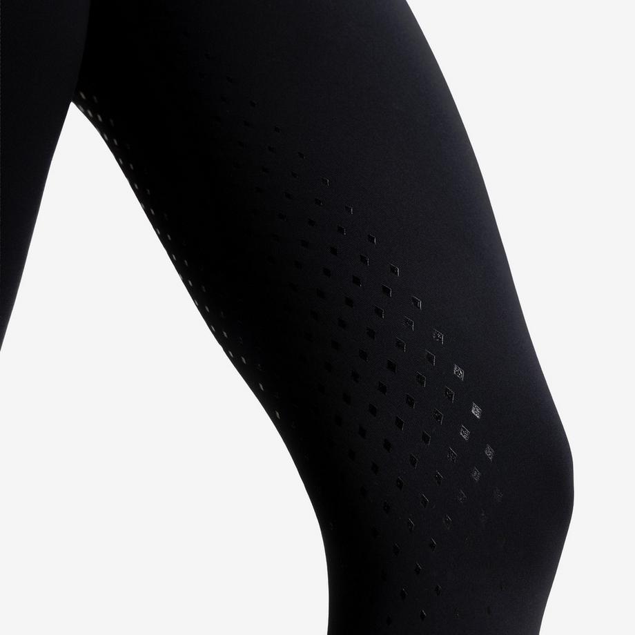 FOUGANZA  Warme -Reitleggings Winter, Silikon-Vollbesatz, 