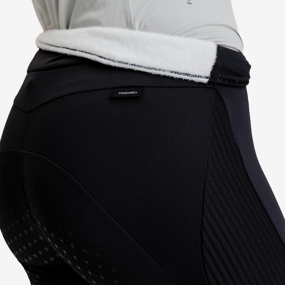 FOUGANZA  Warme -Reitleggings Winter, Silikon-Vollbesatz, 