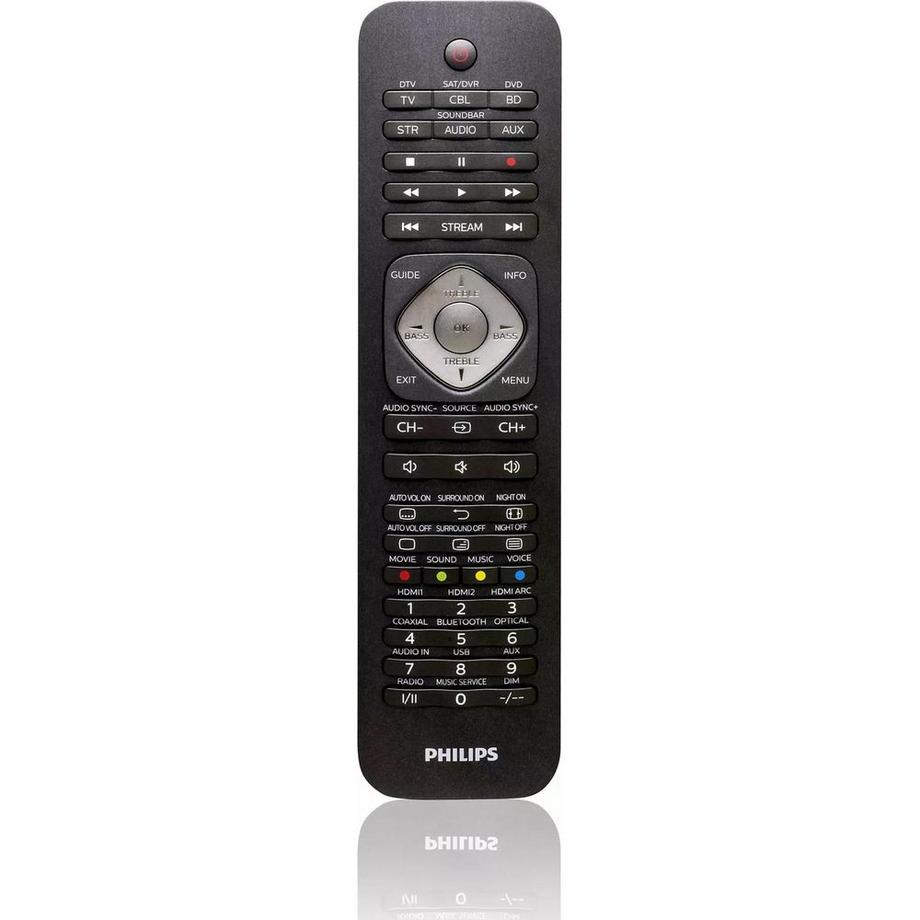 PHILIPS  Philips Perfect replacement SRP5016/10 telecomando IR Wireless Audio, DTV, DVD/Blu-ray, DVR, Sistema Home cinema, SAT, TV Pulsanti 