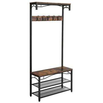 Garderobenständer mit Schuhablagen 178.5 cm