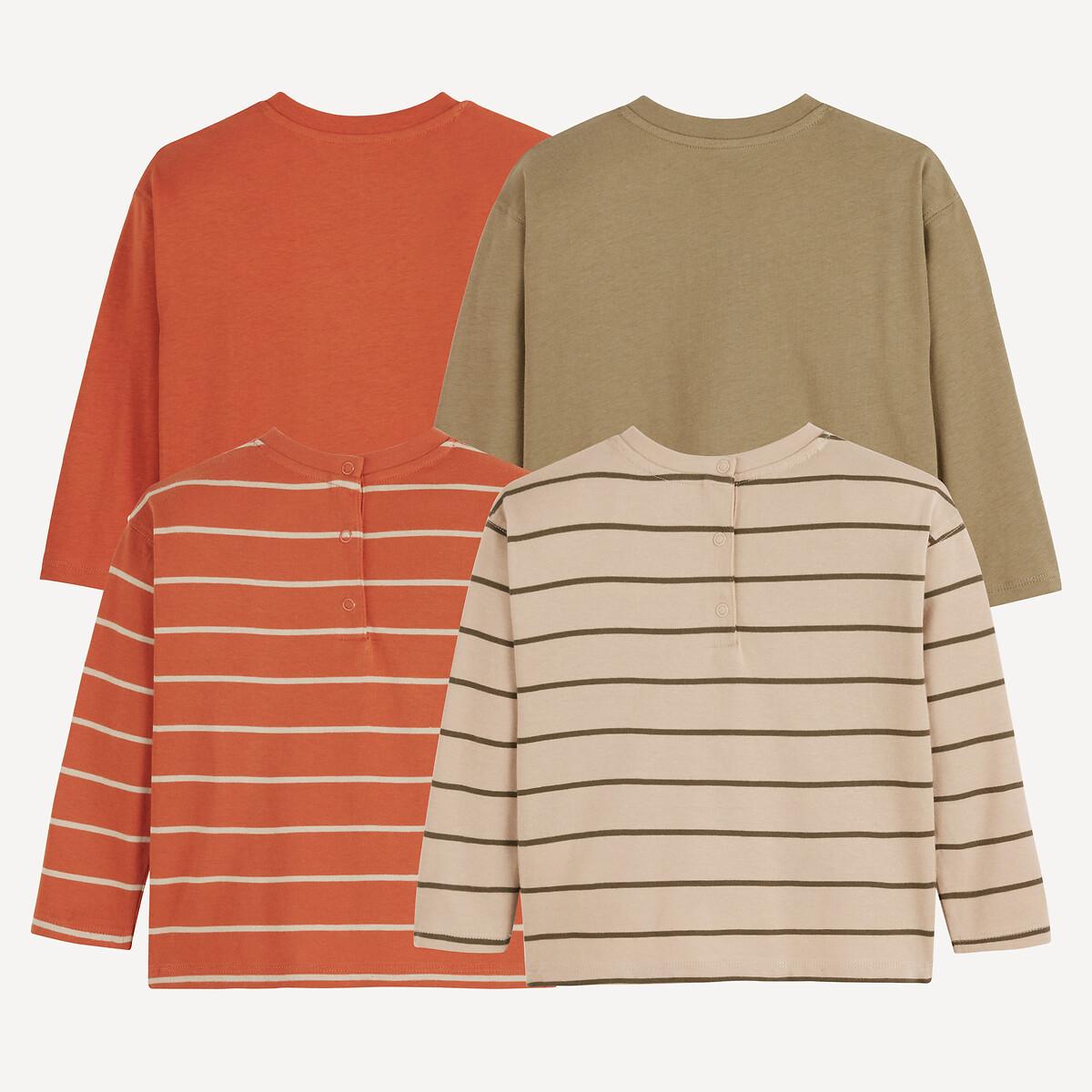 La Redoute Collections  4er-Pack Langarm-Shirts 