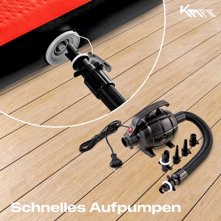 KM-Fit  Tapis de gymnastique Gonflable Airtrack Tapis sportive Fitness 3 m 