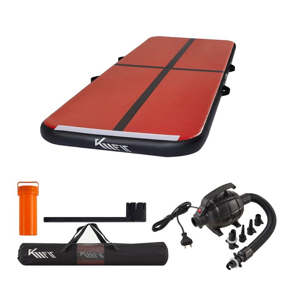 KM-Fit  Tapis de gymnastique Gonflable Airtrack Tapis sportive Fitness 3 m 