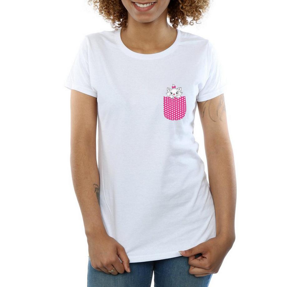 Disney Aristocats Marie Pocket T-Shirt  