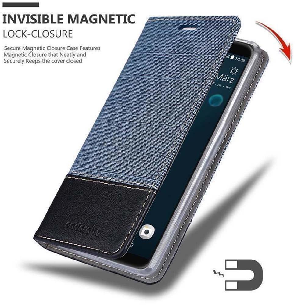 Cadorabo  Housse compatible avec HTC Desire 12 PLUS - Coque de protection avec fermeture magnétique, fonction de support et compartiment pour carte 