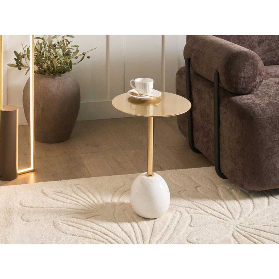 Beliani Table d'appoint en Acier  OAHE  