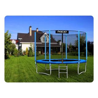 B2X Trampoline pour le jardin 8ft/252cm avec filet extérieur et échelle de Neo-Sport  