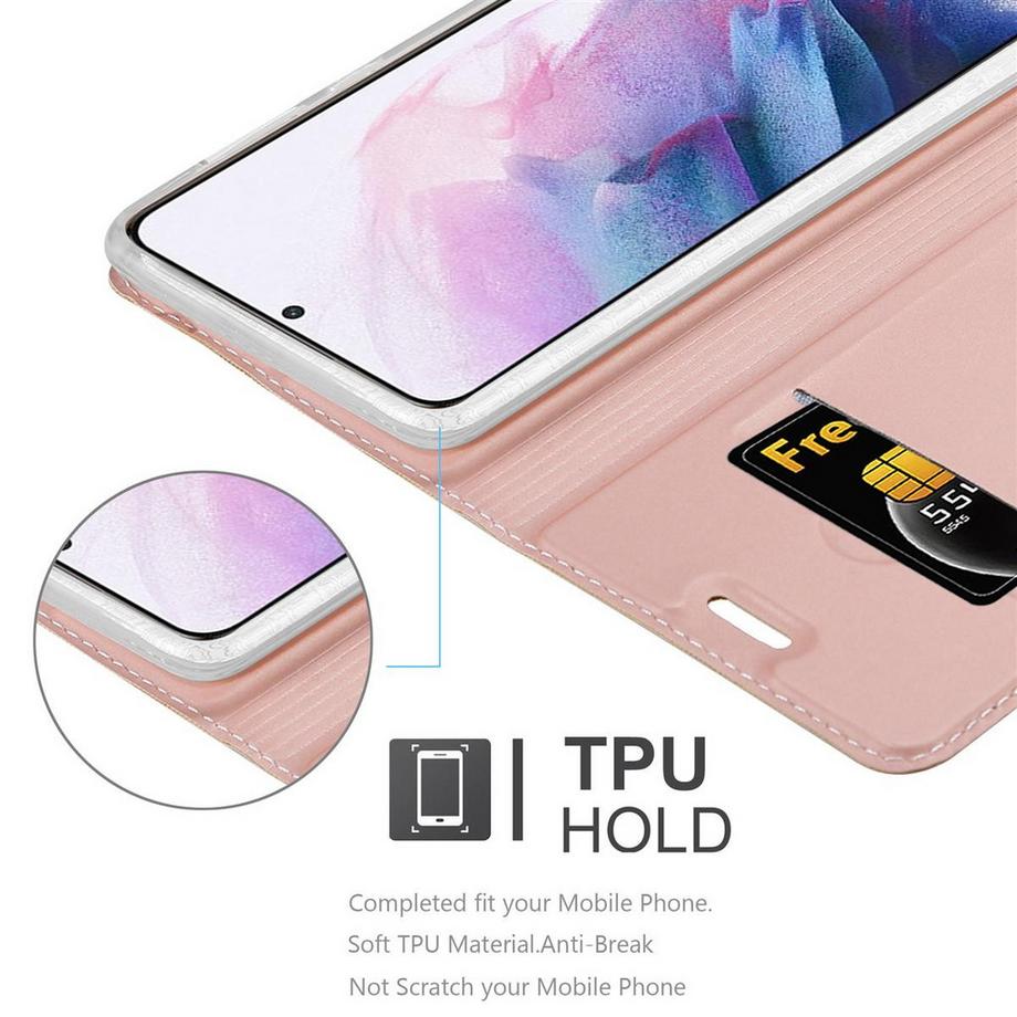 Cadorabo  Hülle für Samsung Galaxy S21 PLUS Magnetverschluss, Kartenfach 