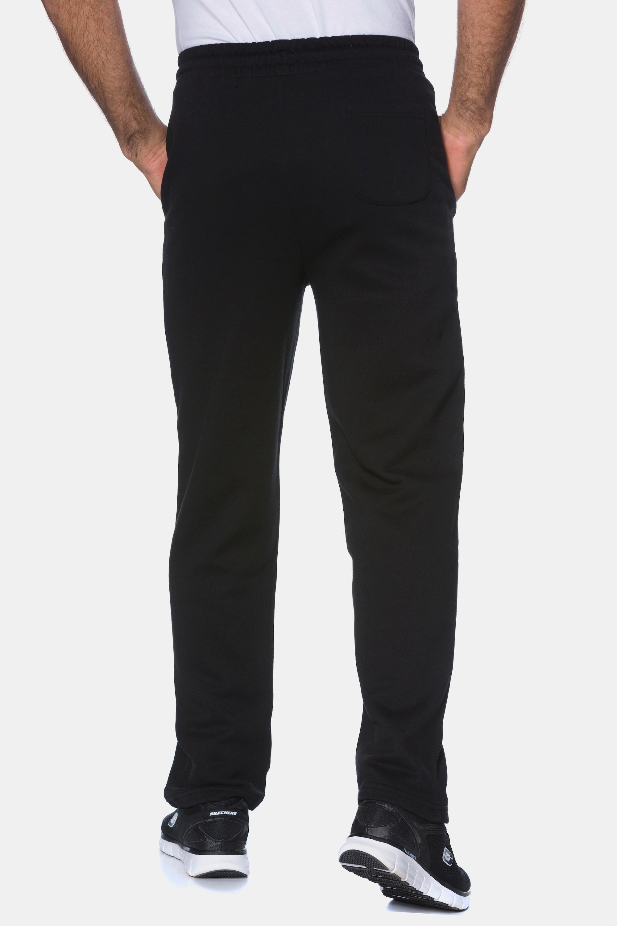 JP1880  Pantalon de jogging Basic. Coupe droite Basic Fit noir 