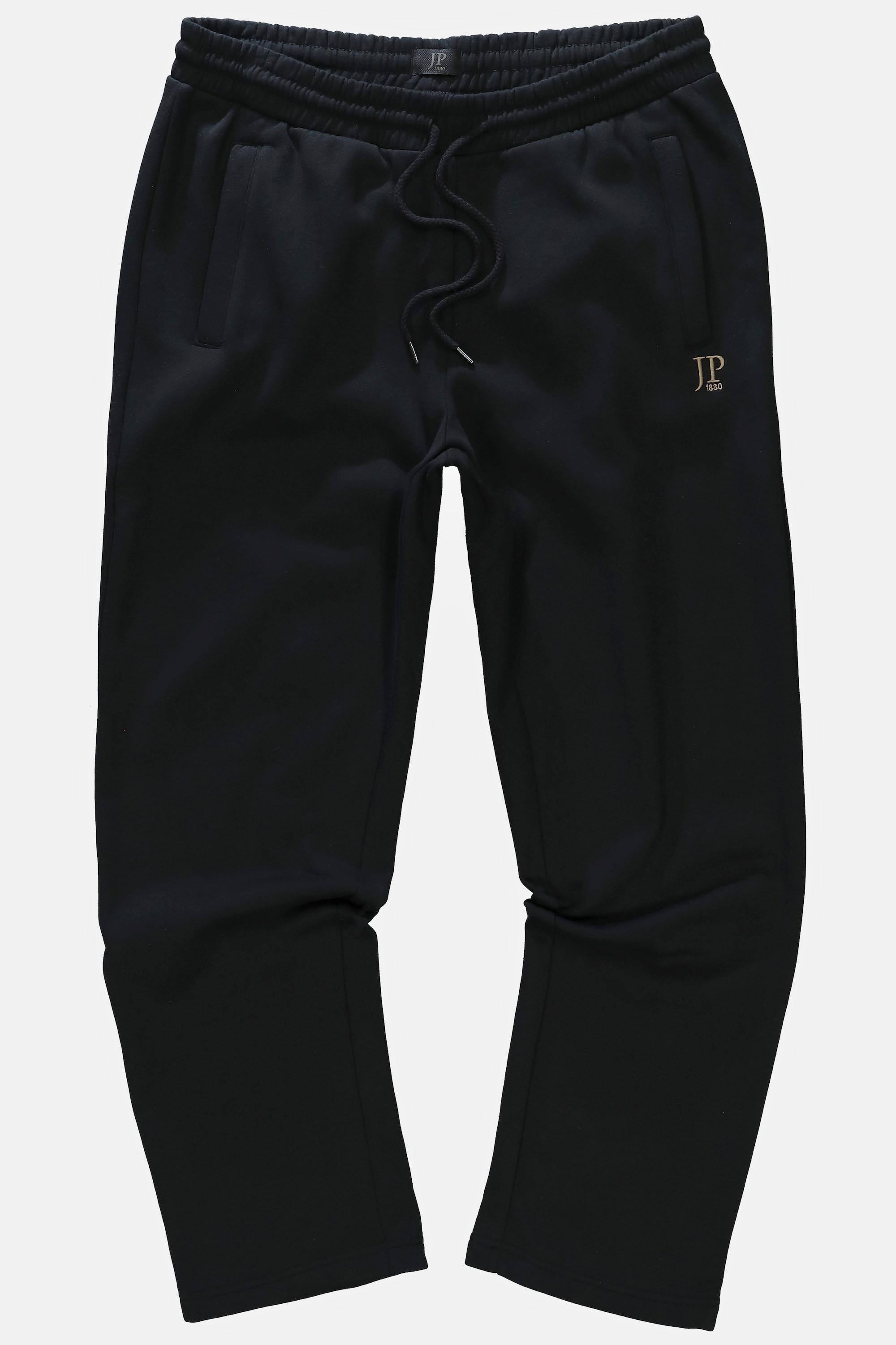 JP1880  Pantalon de jogging Basic. Coupe droite Basic Fit noir 