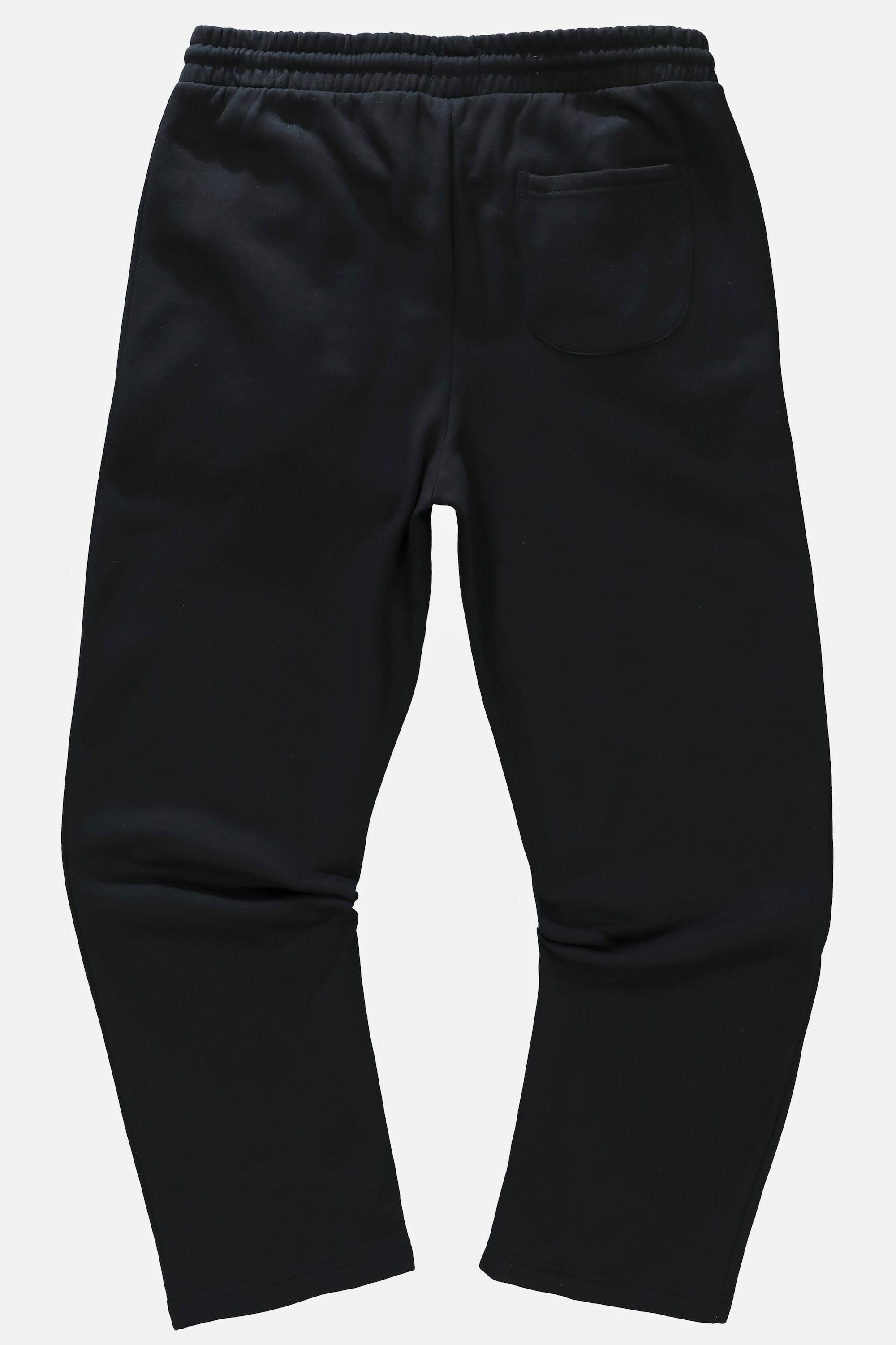 JP1880  Pantalon de jogging Basic. Coupe droite Basic Fit noir 