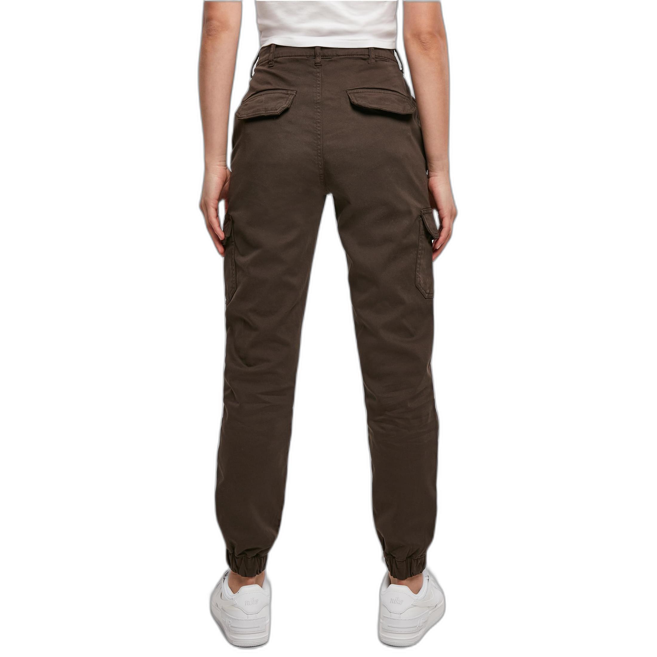URBAN CLASSICS Pantalon Cargo Taille Haute  