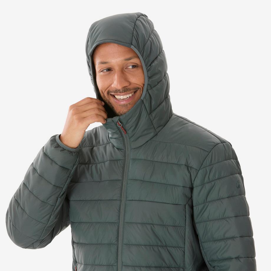 QUECHUA MH500 Daunenjacke mit Kapuze  