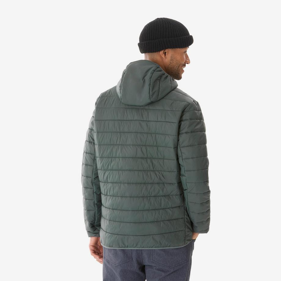 QUECHUA MH500 Daunenjacke mit Kapuze  