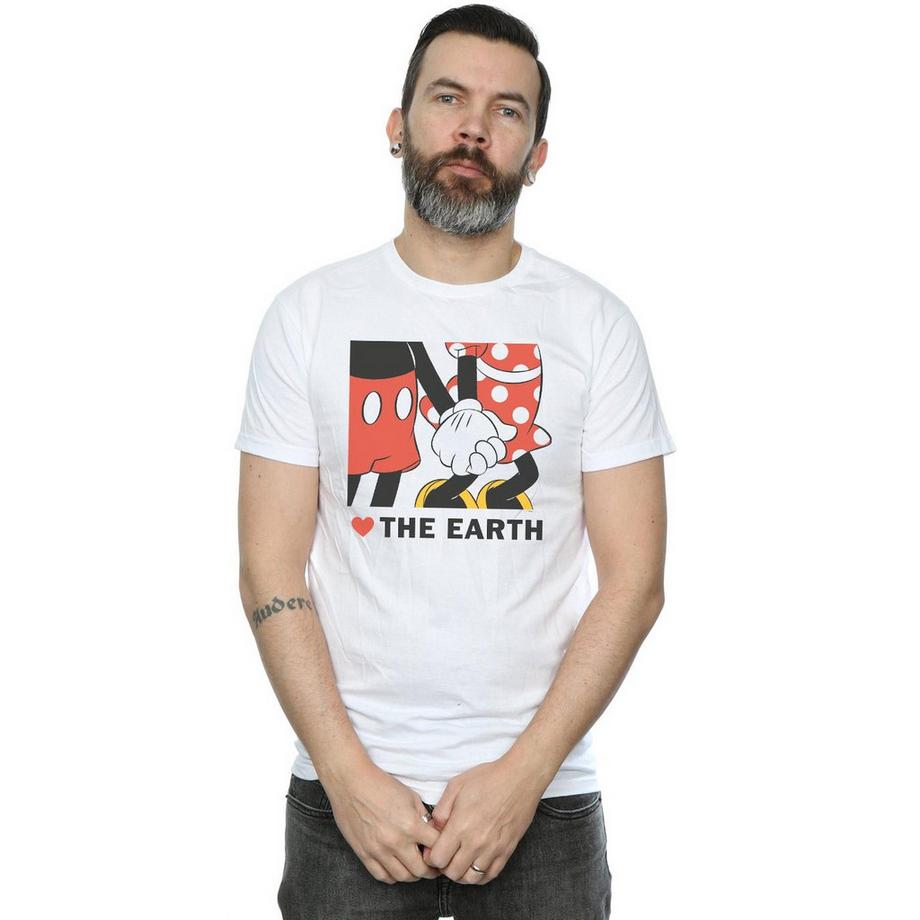 Disney Heart The Earth T-Shirt Stampata  