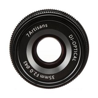 7ARTISANS  7Artisans 35 mm f2.0 MF (Fuji X) noir (A203B) 