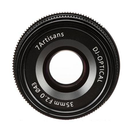 7ARTISANS  7Artisans 35 mm f2.0 MF (Fuji X) noir (A203B) 