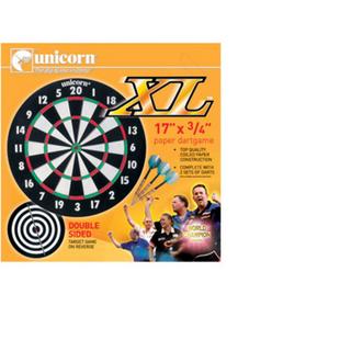 Unicorn  PAPER DARTBOARD 17"x 3/4"XL 