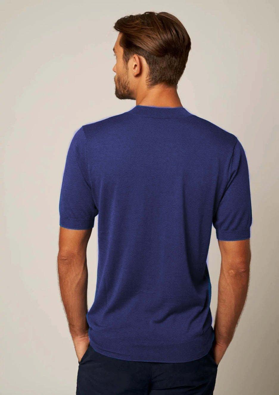 Bellemere New York  T-shirt essenziale in cashmere e seta 