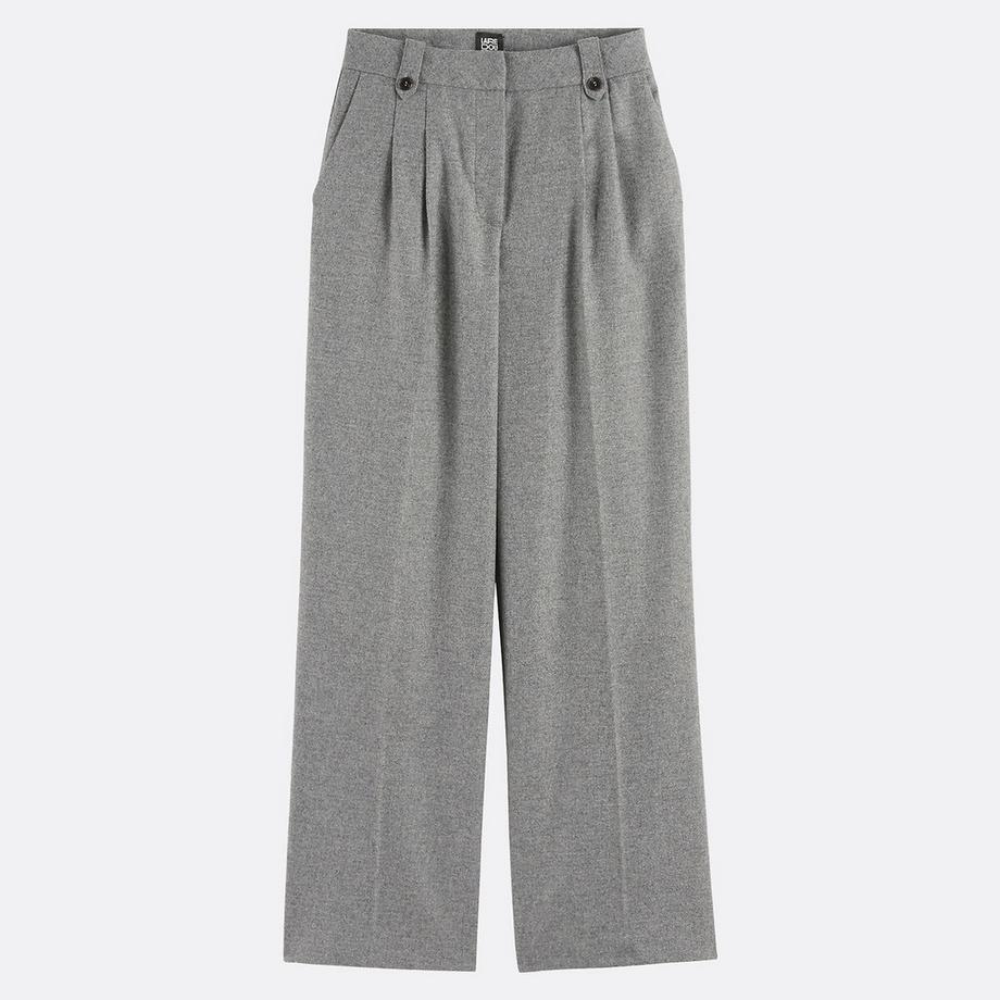 La Redoute Collections Weite Hose mit Bügelfalte  