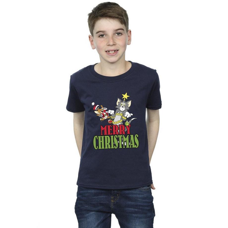 Warner Bros  Merry Christmas Baubles T-Shirt 