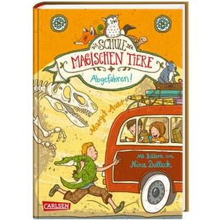 Die Schule der magischen Tiere 4: Abgefahren! Auer, Margit; Dulleck, Nina (Illustrationen) Copertina rigida 