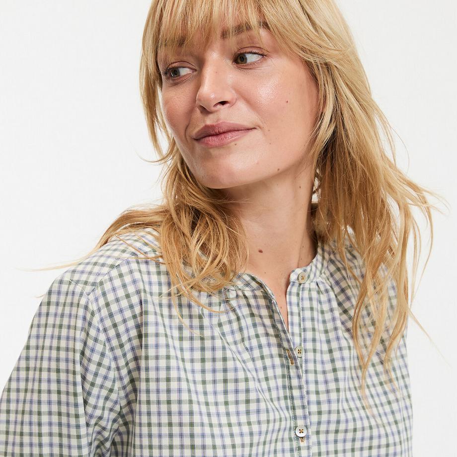 La Redoute Collections Chemise de nuit à carreaux  