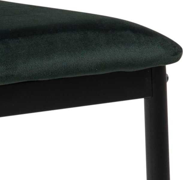 mutoni Chaise de salle à manger Slim vert foncé (1 pièce)  