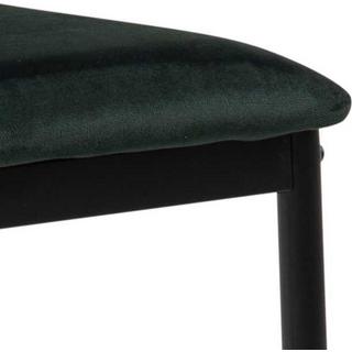 mutoni Chaise de salle à manger Slim vert foncé (1 pièce)  