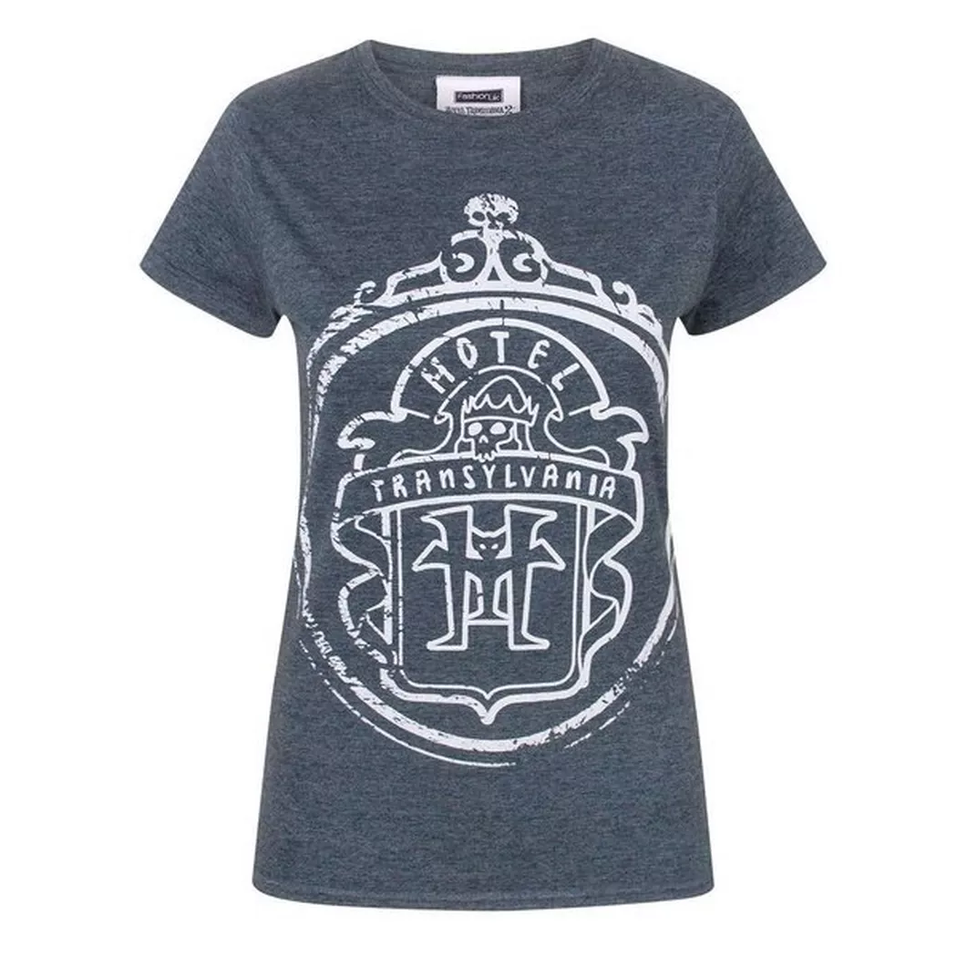 Hotel Transylvania - Logo TShirt, für Damen, Charcoal Black, Größe XL