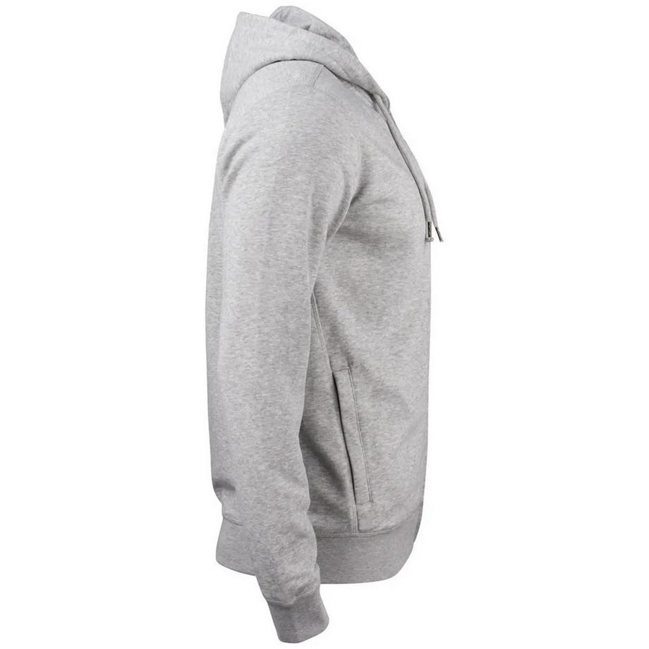 Clique Felpa Con Cappuccio E Zip Intera Cotone Organico  
