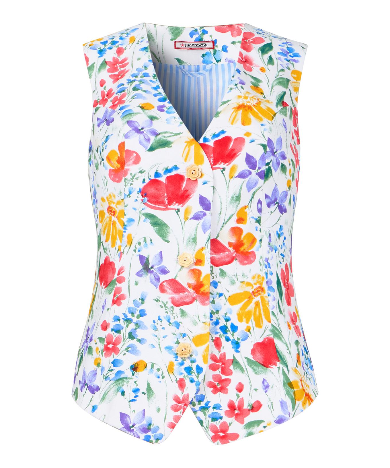 Joe Browns Koordinierte Weste mit Blumenmuster  