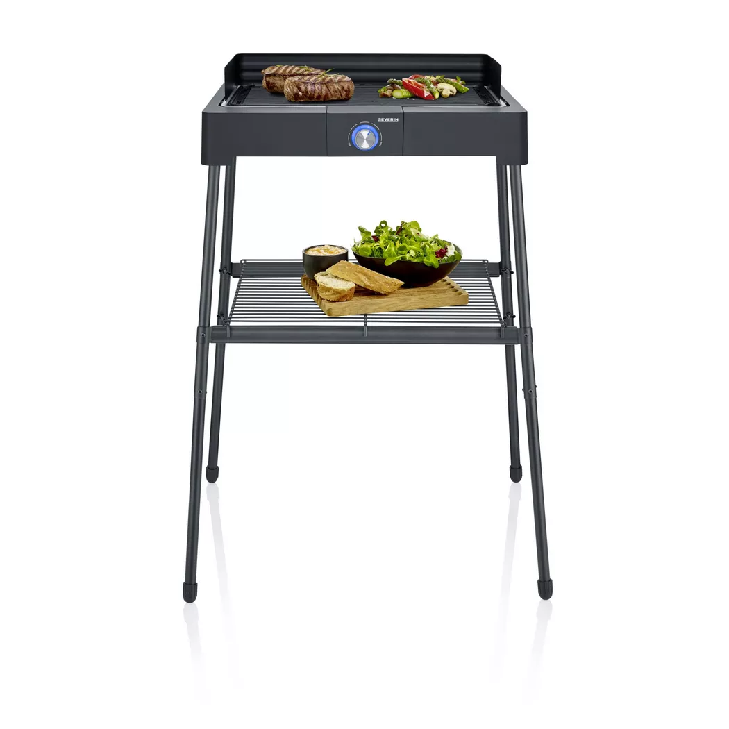 SEVERIN Standgrill PG 8568, mit Grillplatte, schwarz