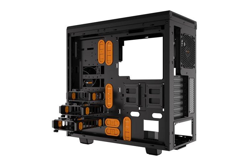 BE QUIET!  ! Pure Base 600 Window Midi Tower Schwarz, Orange 