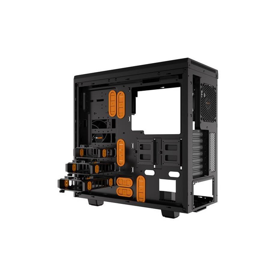 BE QUIET!  ! Pure Base 600 Window Midi Tower Schwarz, Orange 