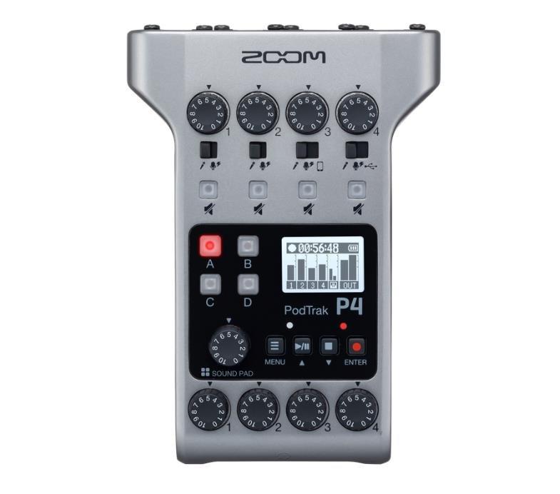 Zoom  Zoom PodTrak P4 Mehrspur-Podcast-Recorder 