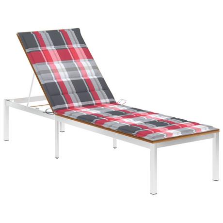 VidaXL Chaise longue bois d'acacia  