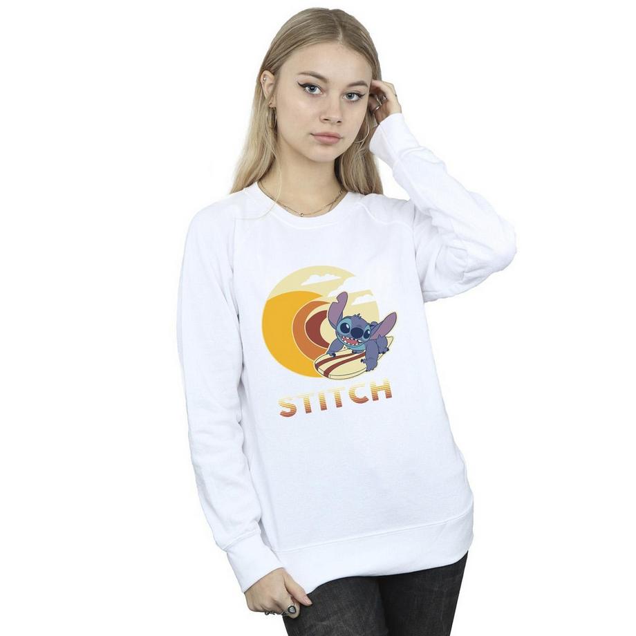 Disney Stitch Surfing Sweatshirt Graphique  