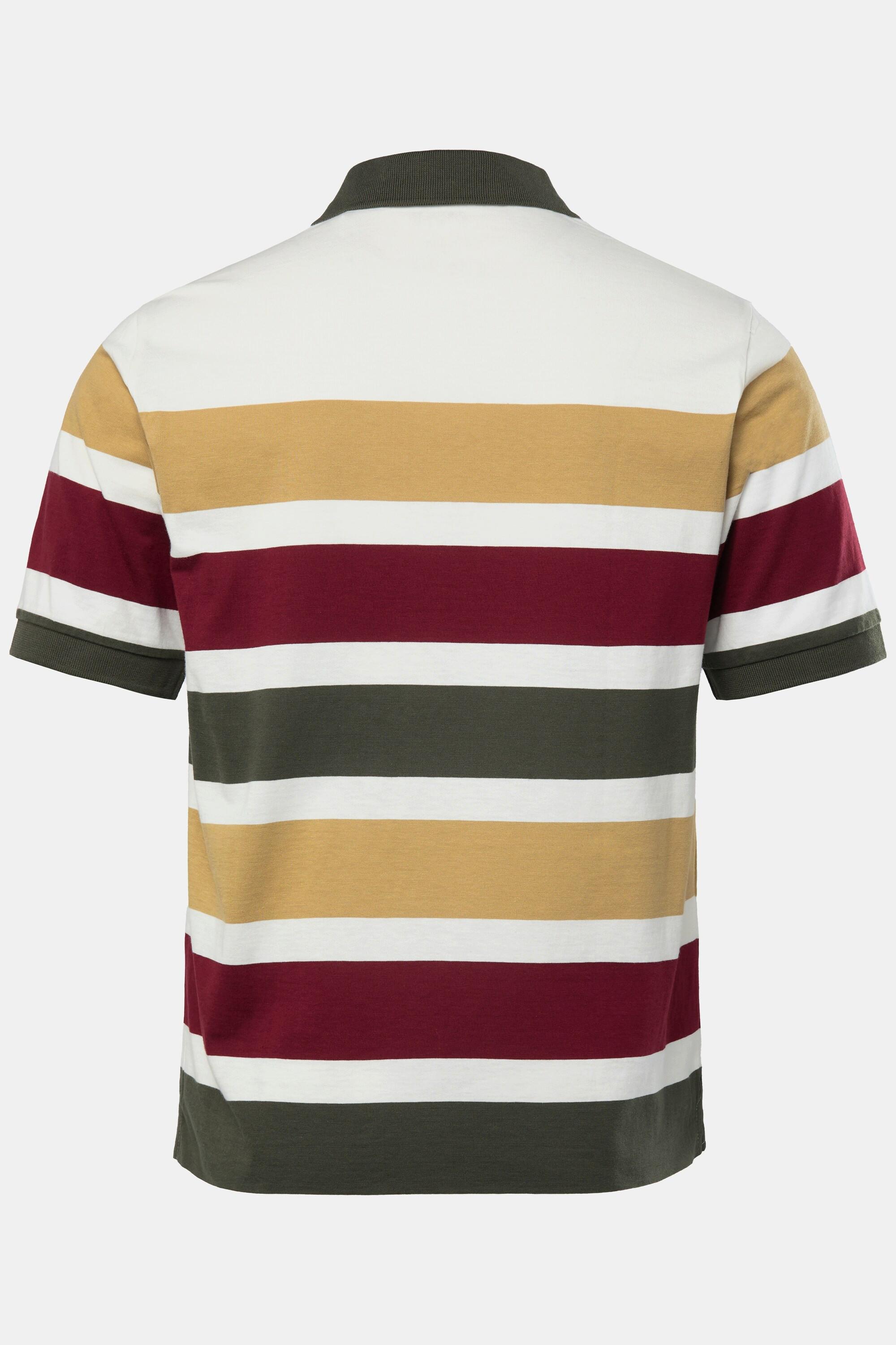 JP1880 Ringel Halbarm Jersey Poloshirt  