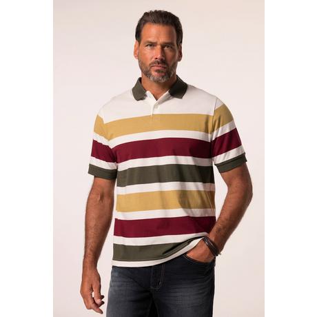 JP1880 Ringel Halbarm Jersey Poloshirt  