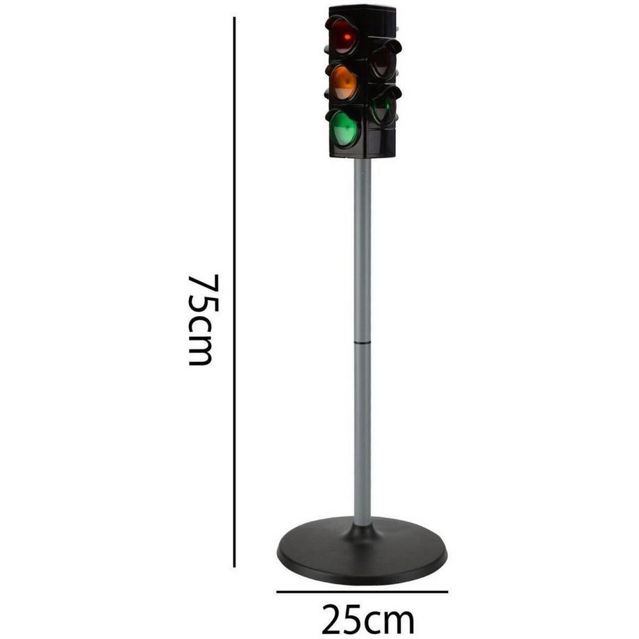 EDDY TOYS  Feux de circulation pour jouer - 25 x 75 cm - à batterie 