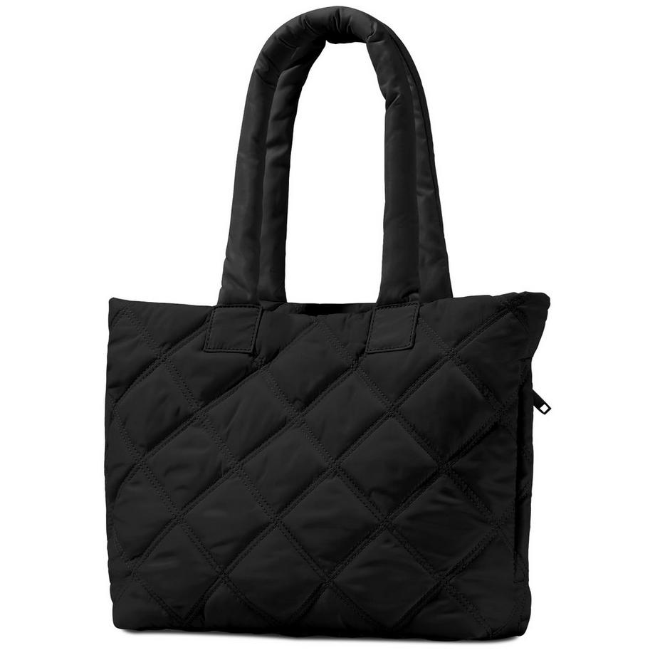 Shopper-Puffertasche, Einkaufstasche Umhängetasche mit vielen Fächern für Arbeit, Uni, Reisen & Freizeit